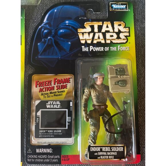 Star Wars - Power of the Force (POTF): LOT of 5 boxed-figures with freeze frame. - Picture 14 of 16